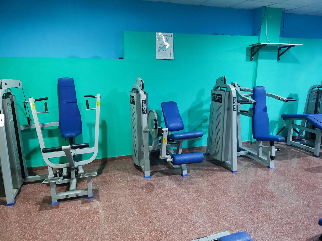 Máquinas de extensión y pecho
